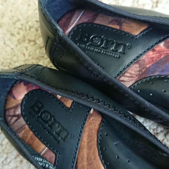 Born Julianne Black Full Grain Leather flat size 36.5 - Picture 12 of 15